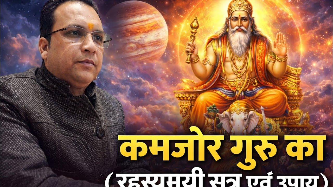 कमजोर गुरु का || रहस्यमयी सूत्र एवं अचूक उपाय 