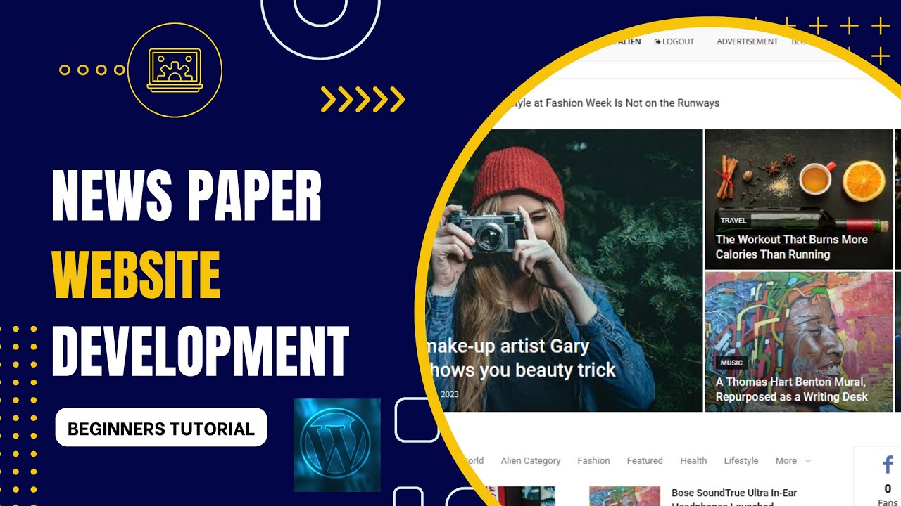 Create a NewsPaper Website WordPress Within 30 Minutes | Sabbir Hossain