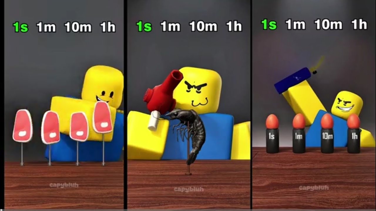 Roblox 1с против 1м против 1ч &mdash; Анимация Roblox Часть 2