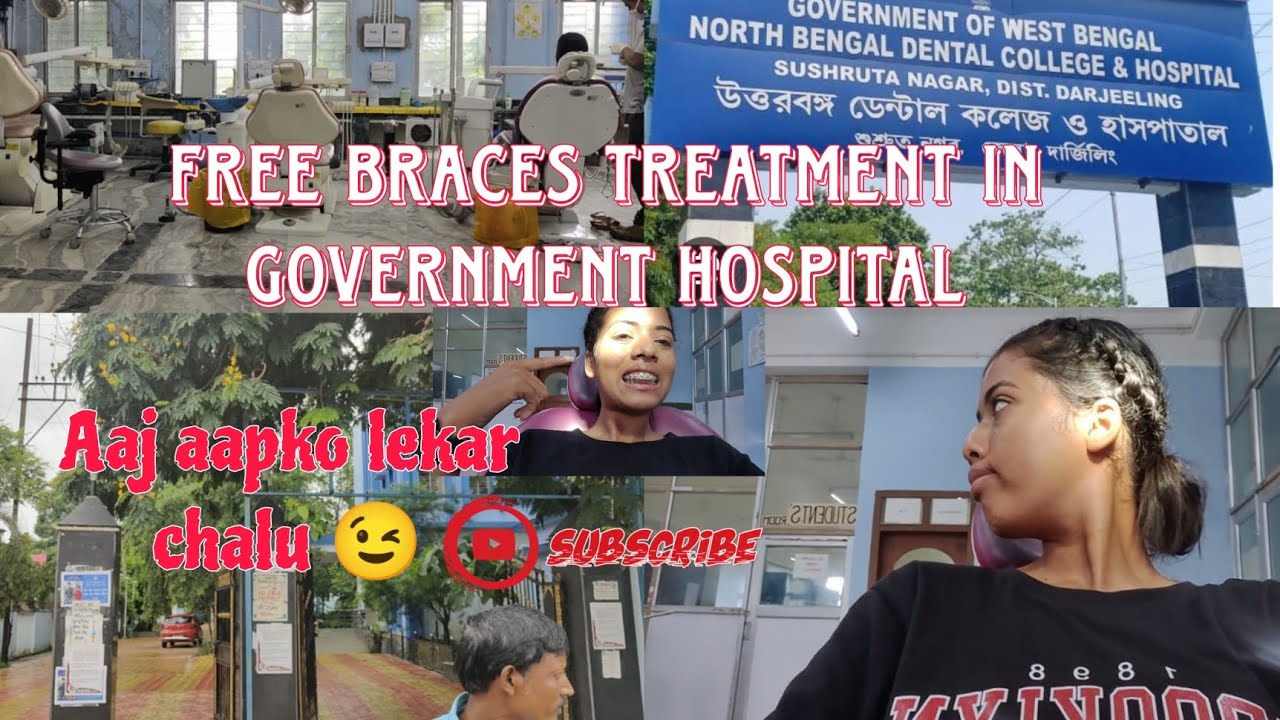 Free braces treatment in Government hospital/aaj kuth dekh lo 😉🏥#braces #bracesupdate #government