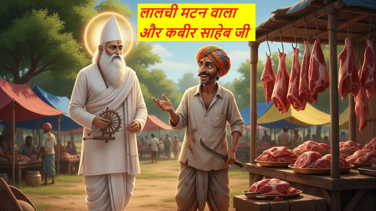 लालची मटन वाला और कबीर साहेब जी | लालच की हार, सत्य की जीत | Bhakti Katha | Adity Toons |#KabirSaheb