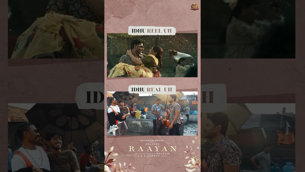 Bringing the song to life ft. Director Dhanush 😍 #Raayan #sunmusic