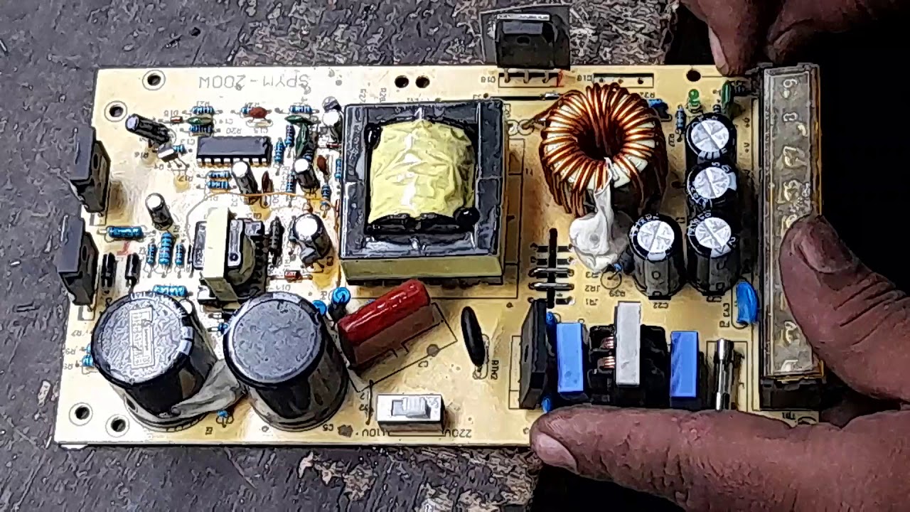 how to repair CCTV camera supply 12V 20A