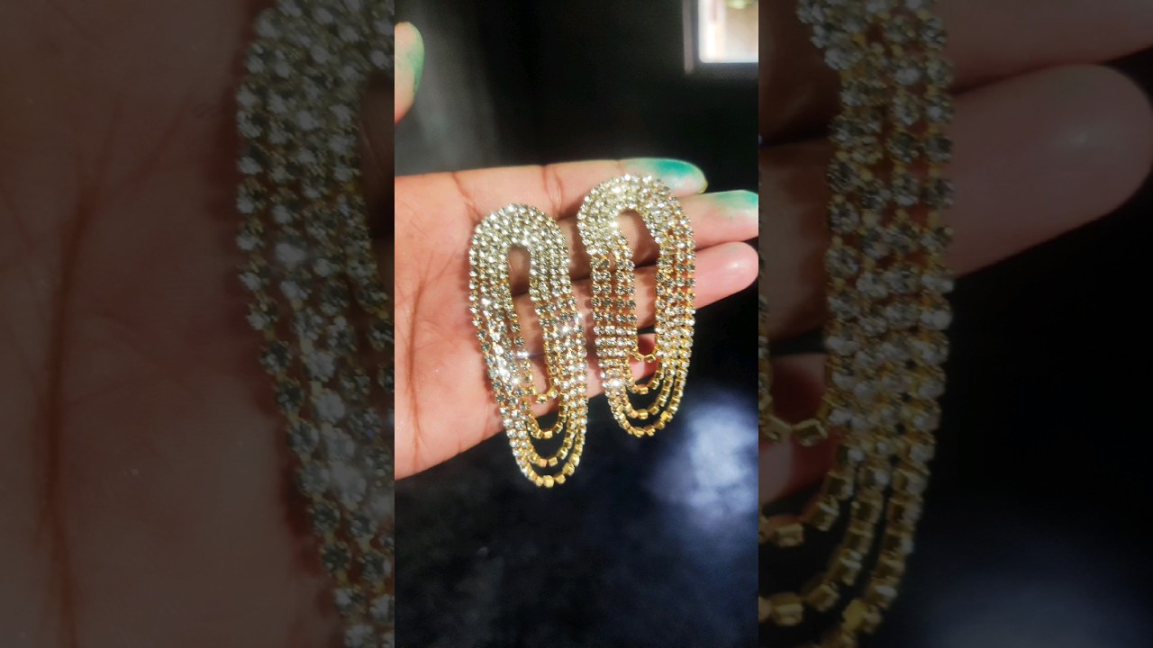 Diy earrings # Creative Mjb #shorts # Youtubeshorts # youtubepartner #Simple earrings @Creative Mjb