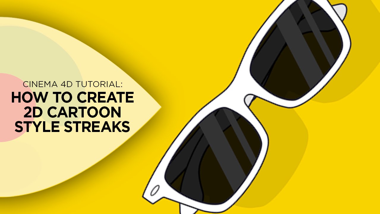 Cinema 4D Tutorial - How to Create 2D Cartoon Style Action Lines