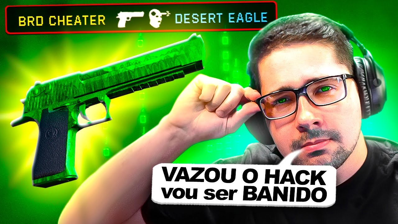 FINGI ser cheater jogando só de DESERT (BALAS INSANAS)