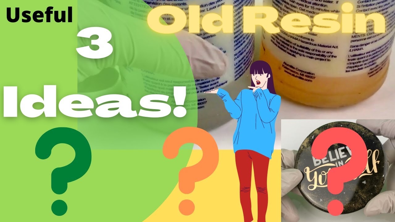 HOW TO USED OLD YELLOWED RESIN! ideas, Tips for using old resin.