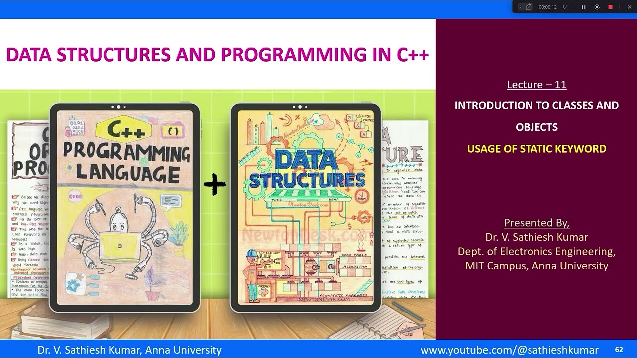 Lecture-11_Introduction to Classes and Objects - Static Variables