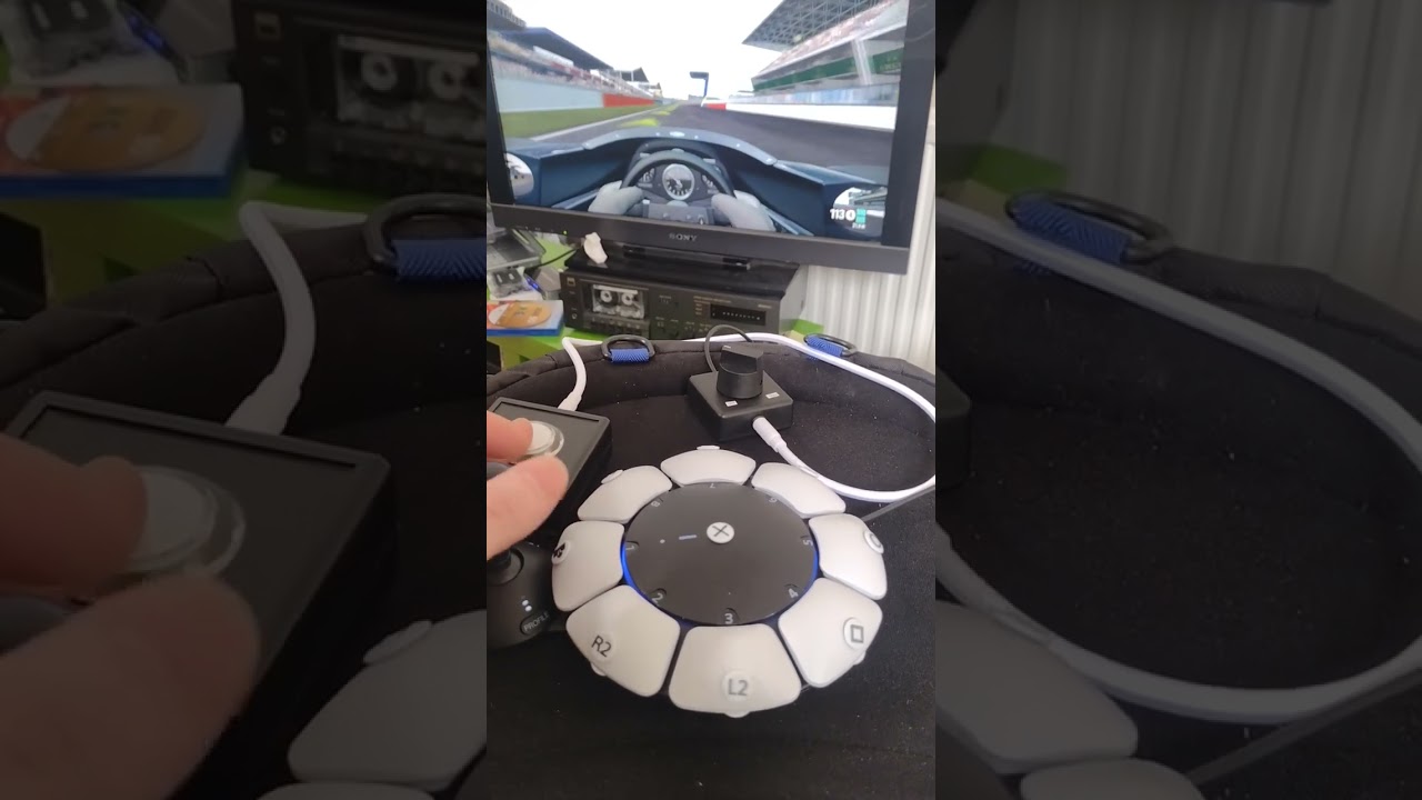 VRAA! box - Driving Demo on PS5 Sony Access Controller