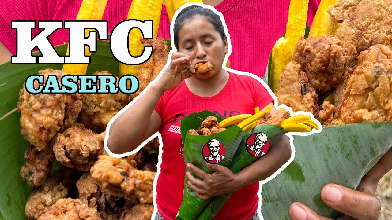 Alitas fritas al estilo KFC  hechos en casa  muy facil y sencillo
