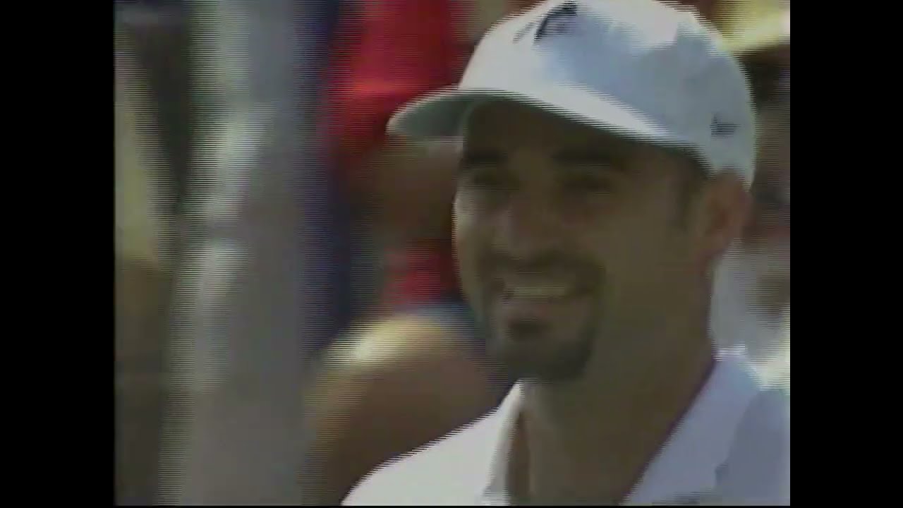 US Open 1996 2R Agassi vs Paes