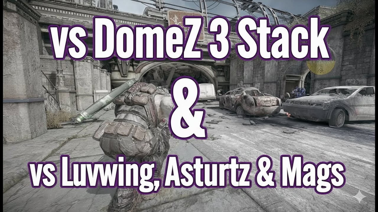 vs SMDomeZ 3 Stack on Gridlock & Luvwing on Canals | GEARS OF WAR: RELOADED