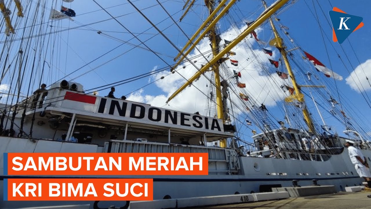 Ratusan Kapal Sambut Kedatangan KRI Bima Suci di Norwegia