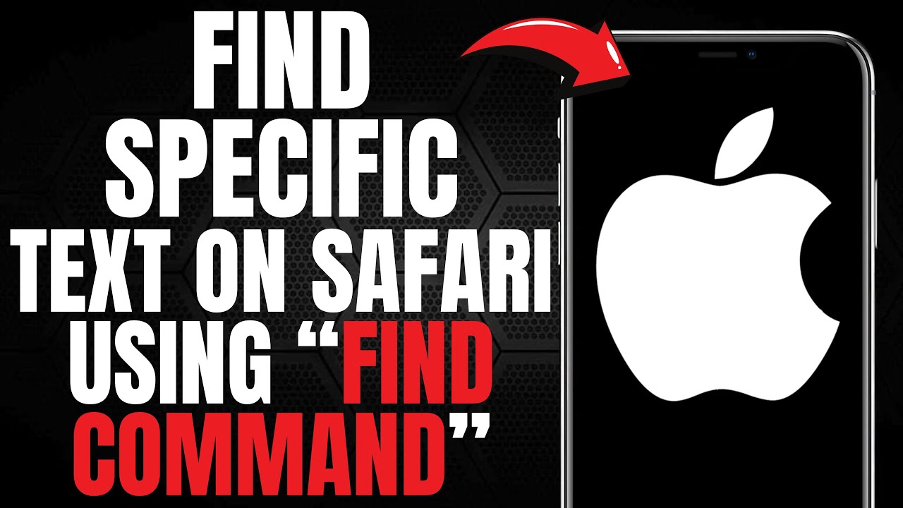 Find Specific Text on Safari Using Find Command on iPhone (EASY GUIDE) [2024]