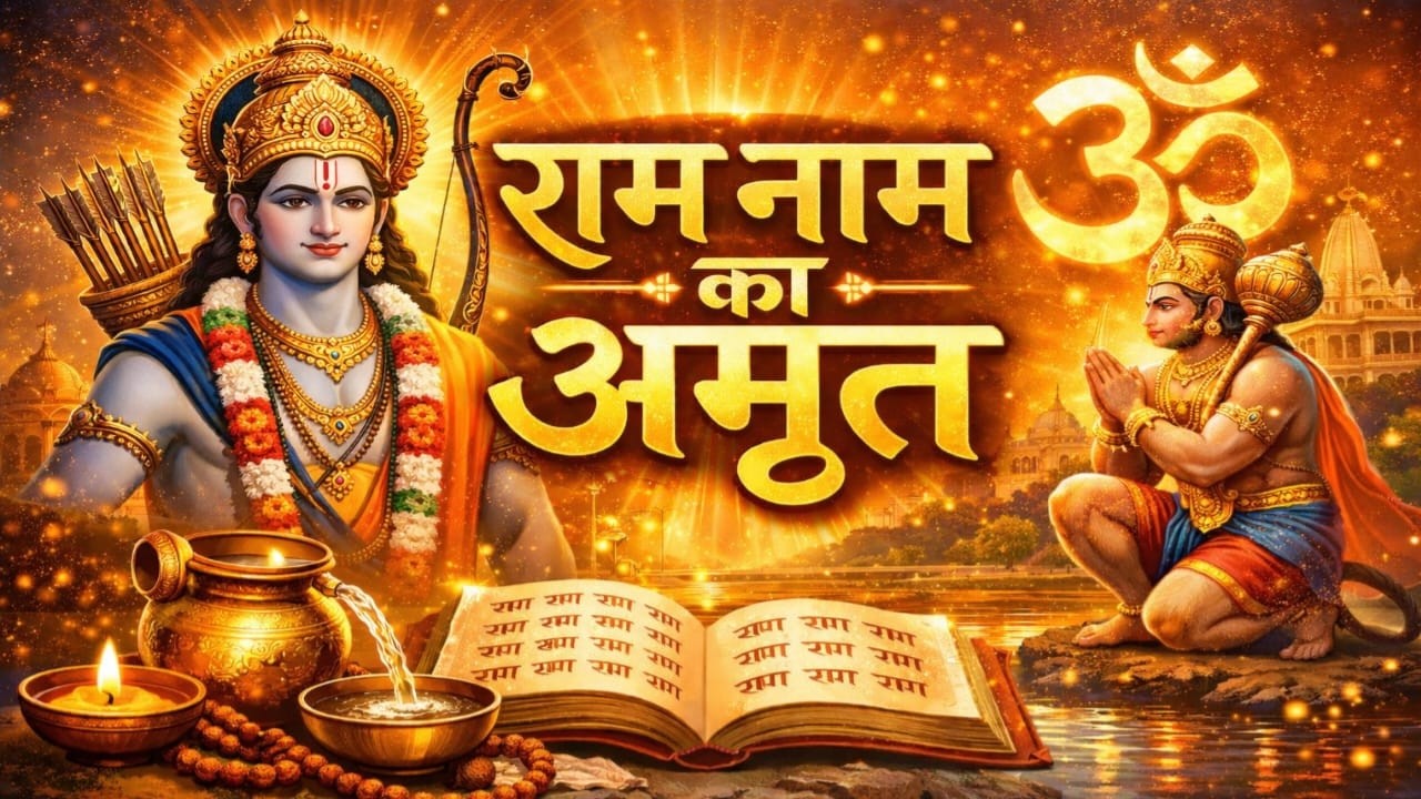 🌸 राम नाम का अमृत 🌸 | 🙏 Ram Naam Jaap | 🕉️ शांति • भक्ति • शक्ति