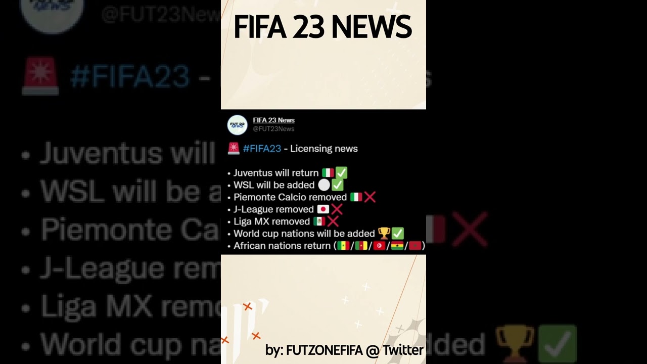 License Renewals - FIFA 23 News