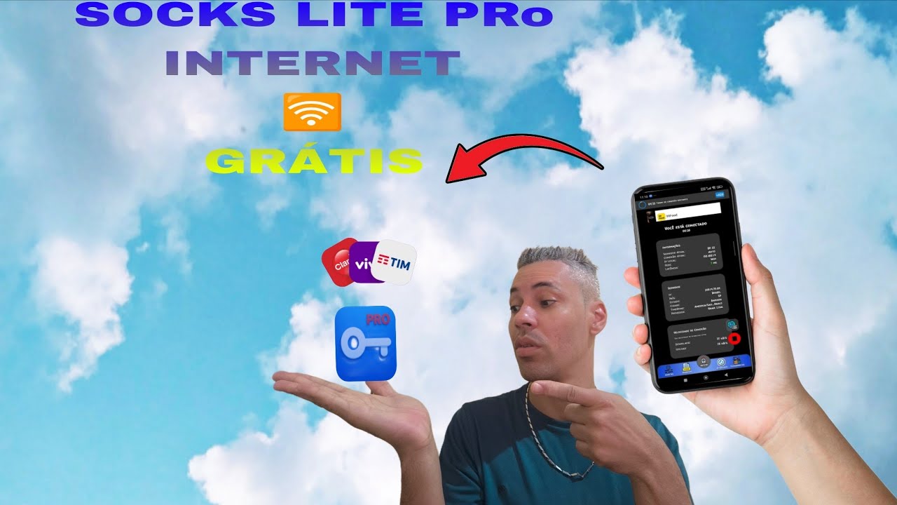 (Socks lite pro) Internet grátis novo método atualizado!!