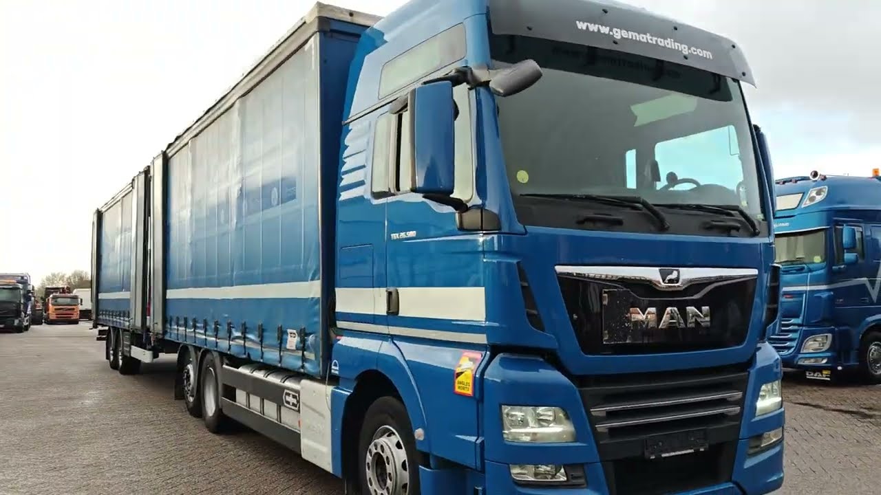 4712 MAN TGX 26.500 6x2/4 XXL Euro6 - Standairco - Navi - Combi + V Hool 2-Assige Aanhangwagen