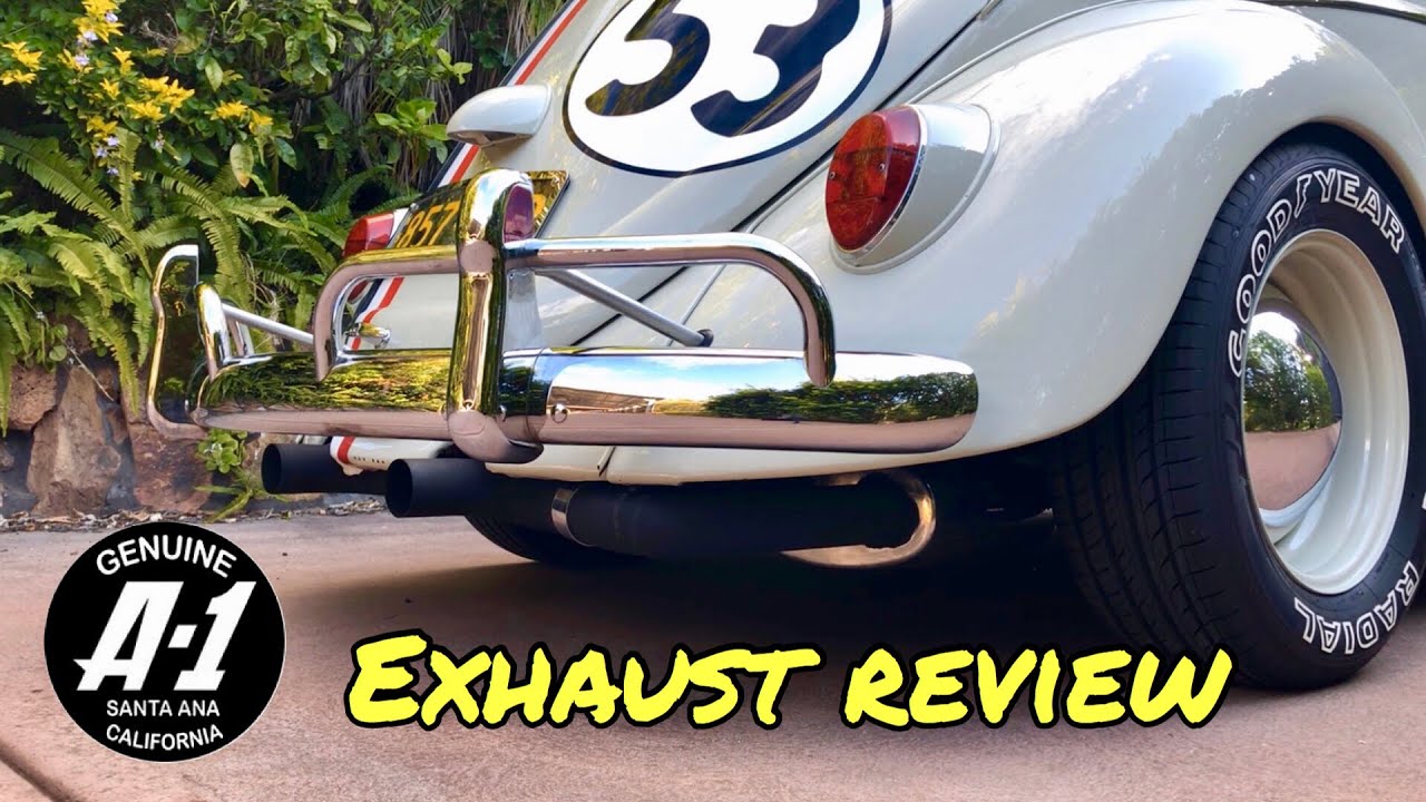 A-1 Sidewinder Dual Tip Exhaust Review - 2276cc VW Beetle