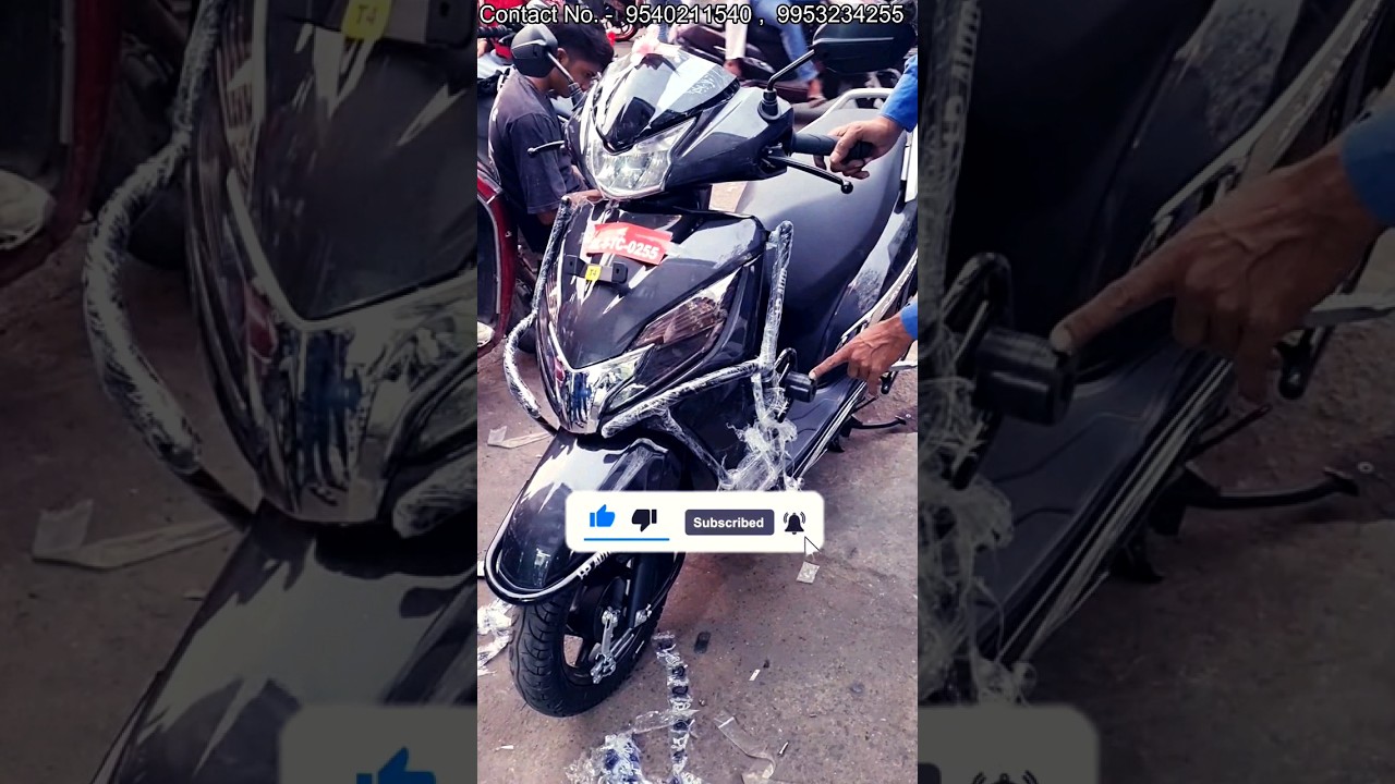 HONDA ACTIVA Full Modified 🌕 Heavy Crash Guard 🔥 Best Quality Modified 😎 Plug And Play 🔥