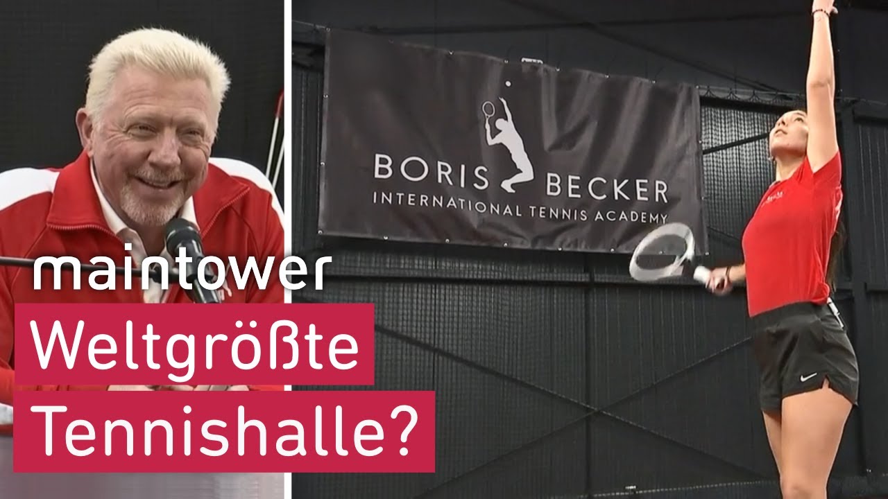 Boris Becker eröffnet Tennishalle | maintower