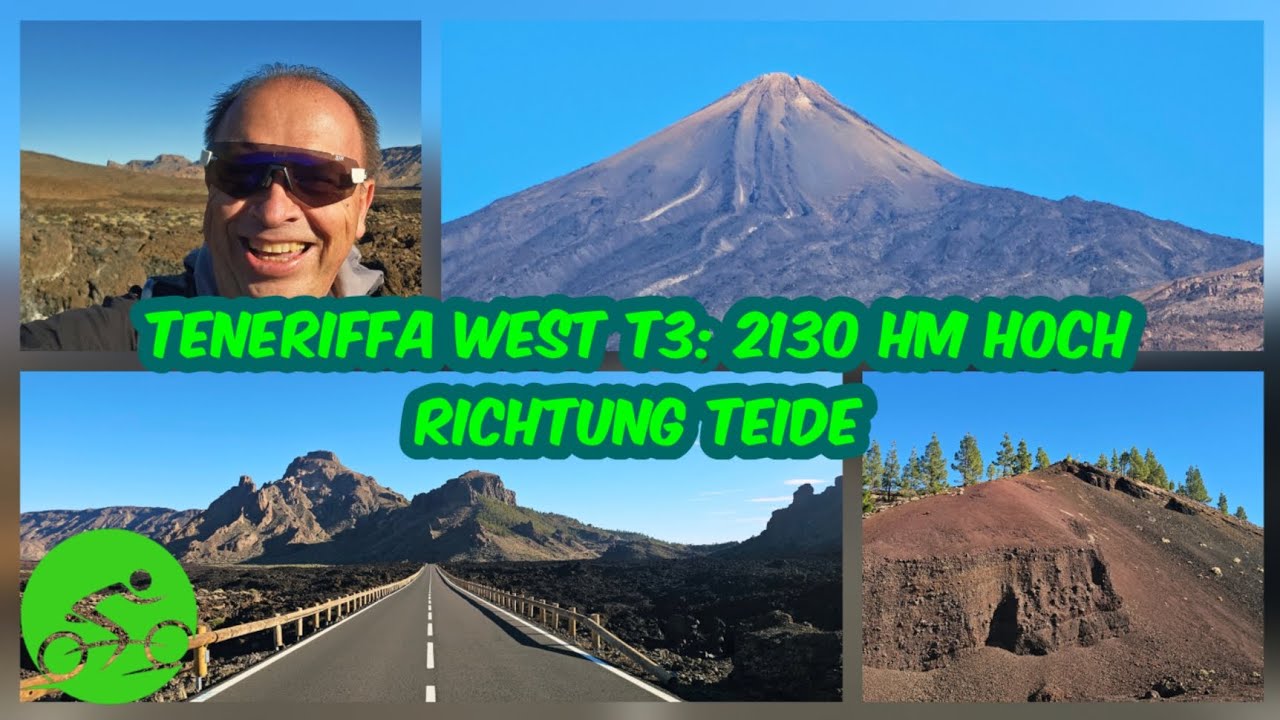 🌞 Teneriffa 🌴 West T3: mit dem Rennrad auf einem durchgehenden Anstieg hoch Richtung Teide