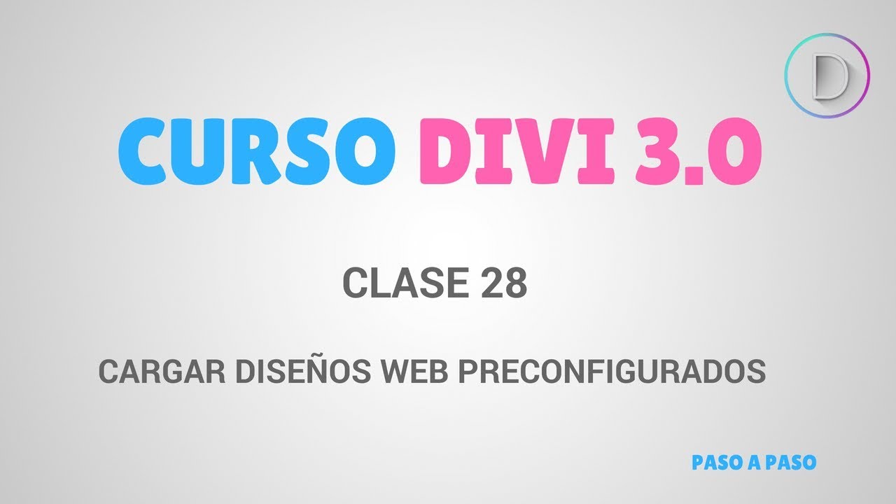 Cómo Cargar Diseños Web Preconfigurados en DIVI - WordPress