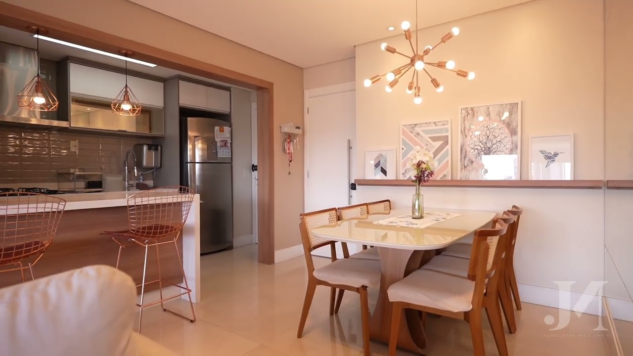 Apartamento de 64m², 2 Dormitórios com 1 Suíte e 1 Vaga no Condomínio Residencial Valentina  |JM686