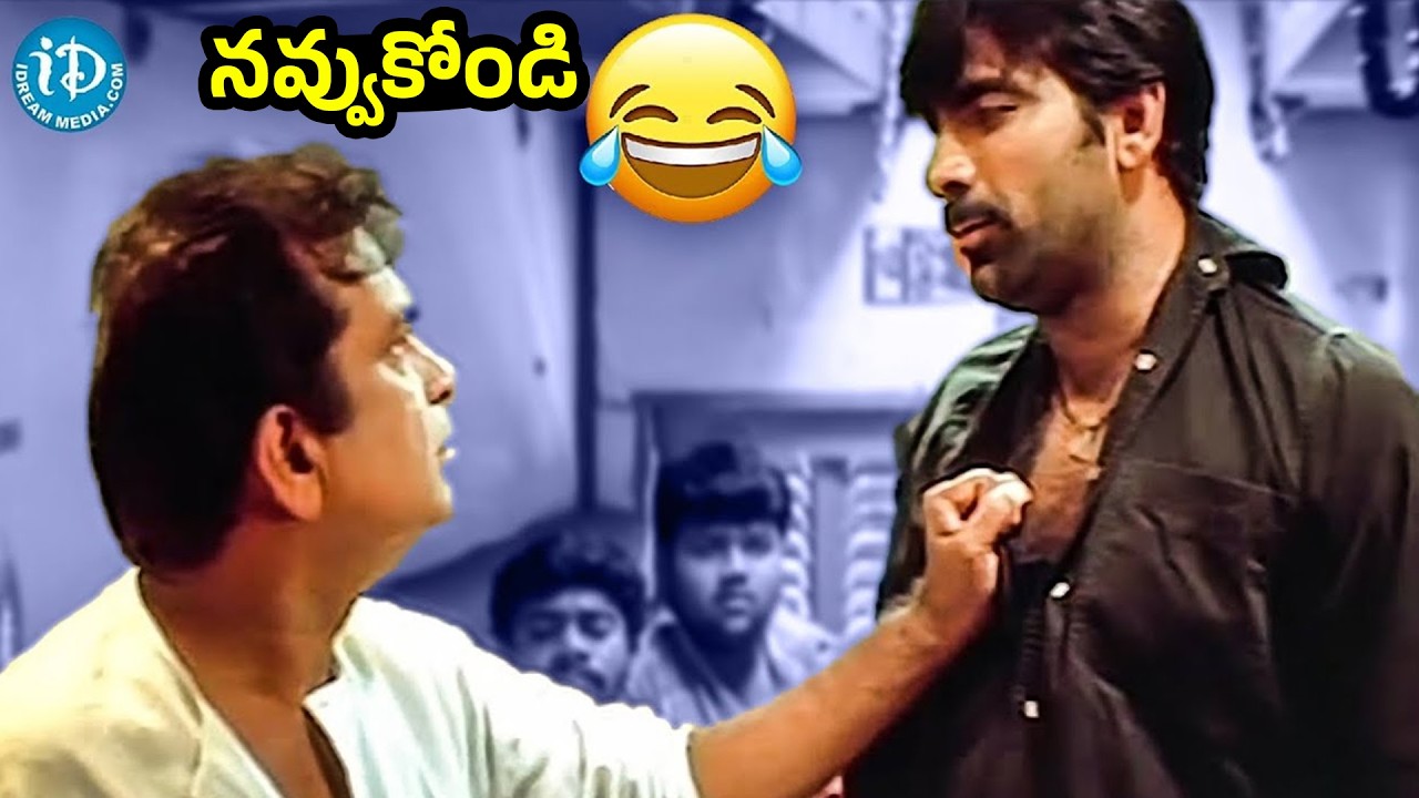 Ravi Teja And Brahmanandam Train Comedy Scene | Venky Movie | Venky Movie Comedy Scenes | IDream