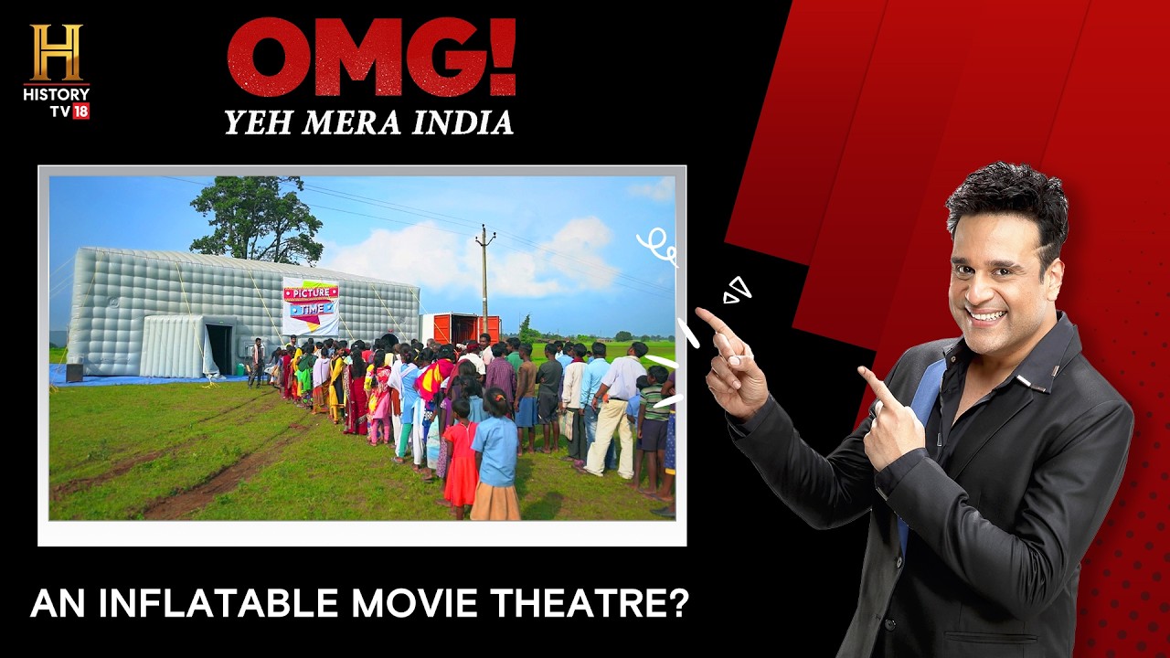 Set up an air-conditioned cinema hall anywhere you want!  #OMGIndia S05E01Story 3