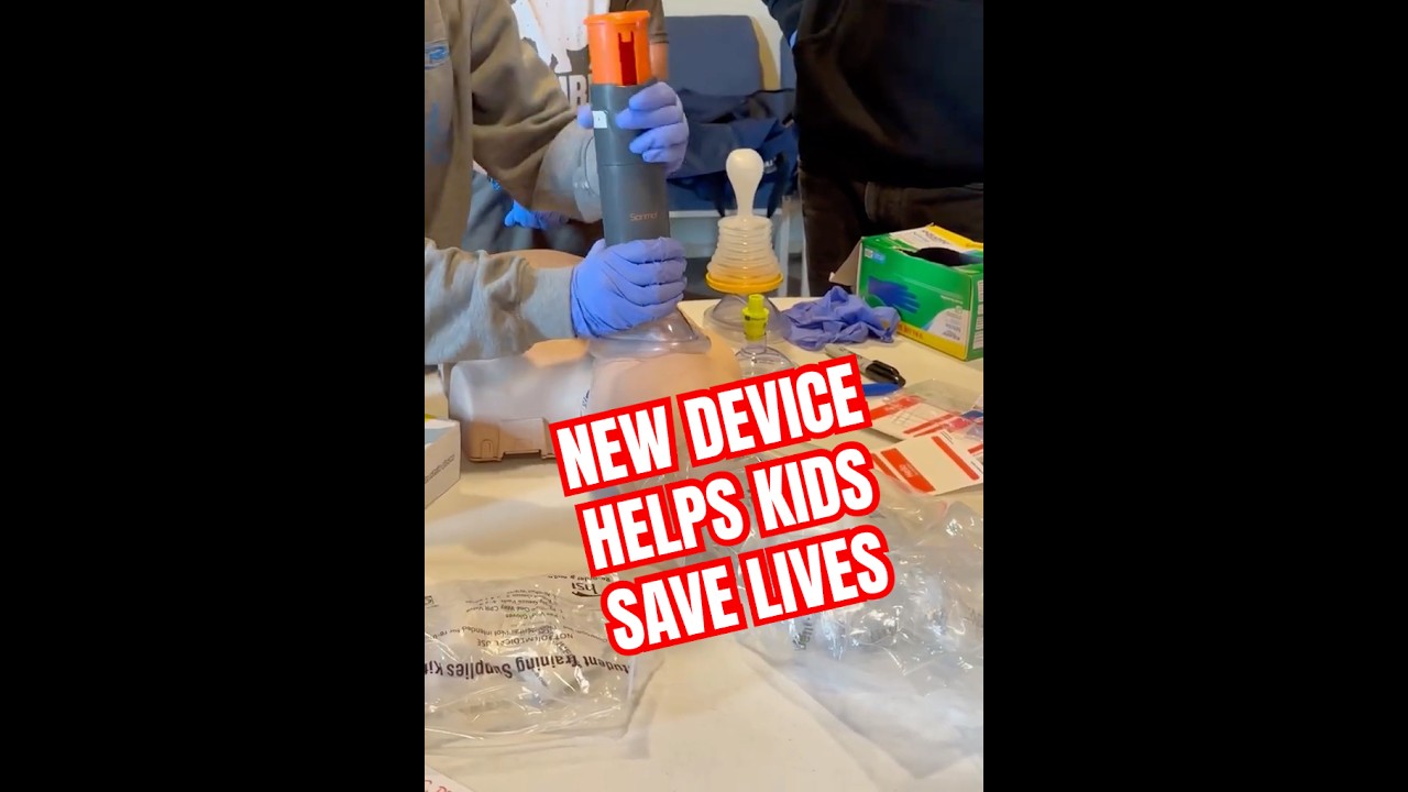 New CHOKING RESCUE DEVICE helps KIDS SAVE LIVES on YouTube! #choking #parentingtips #firstaid
