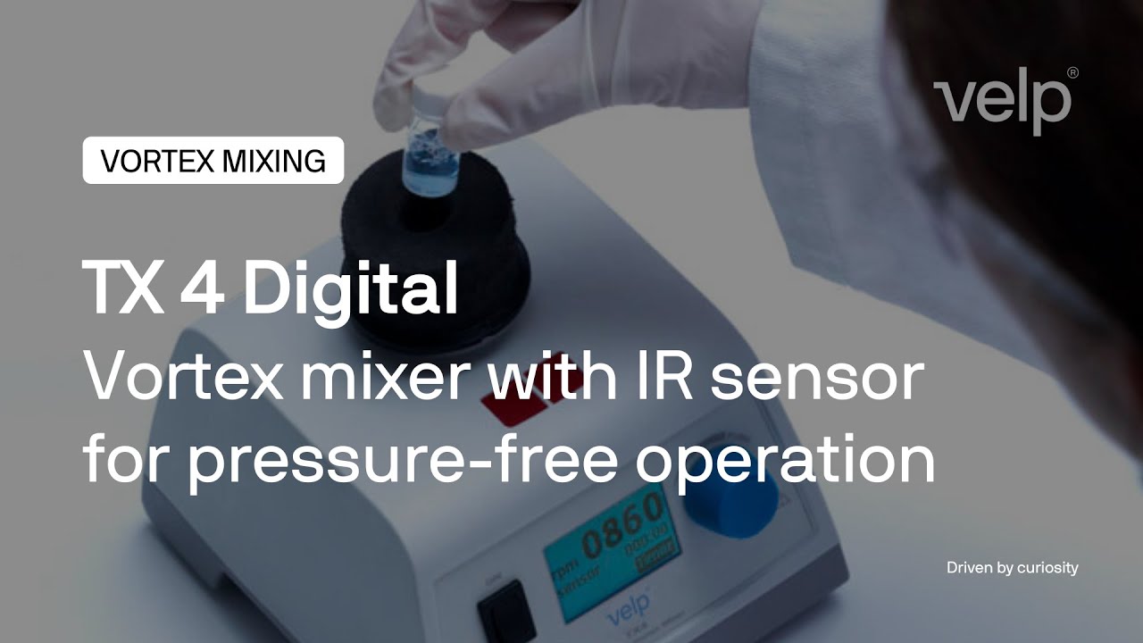 Pressure-Free Vortex Mixing with IR Detection - TX 4 Digital