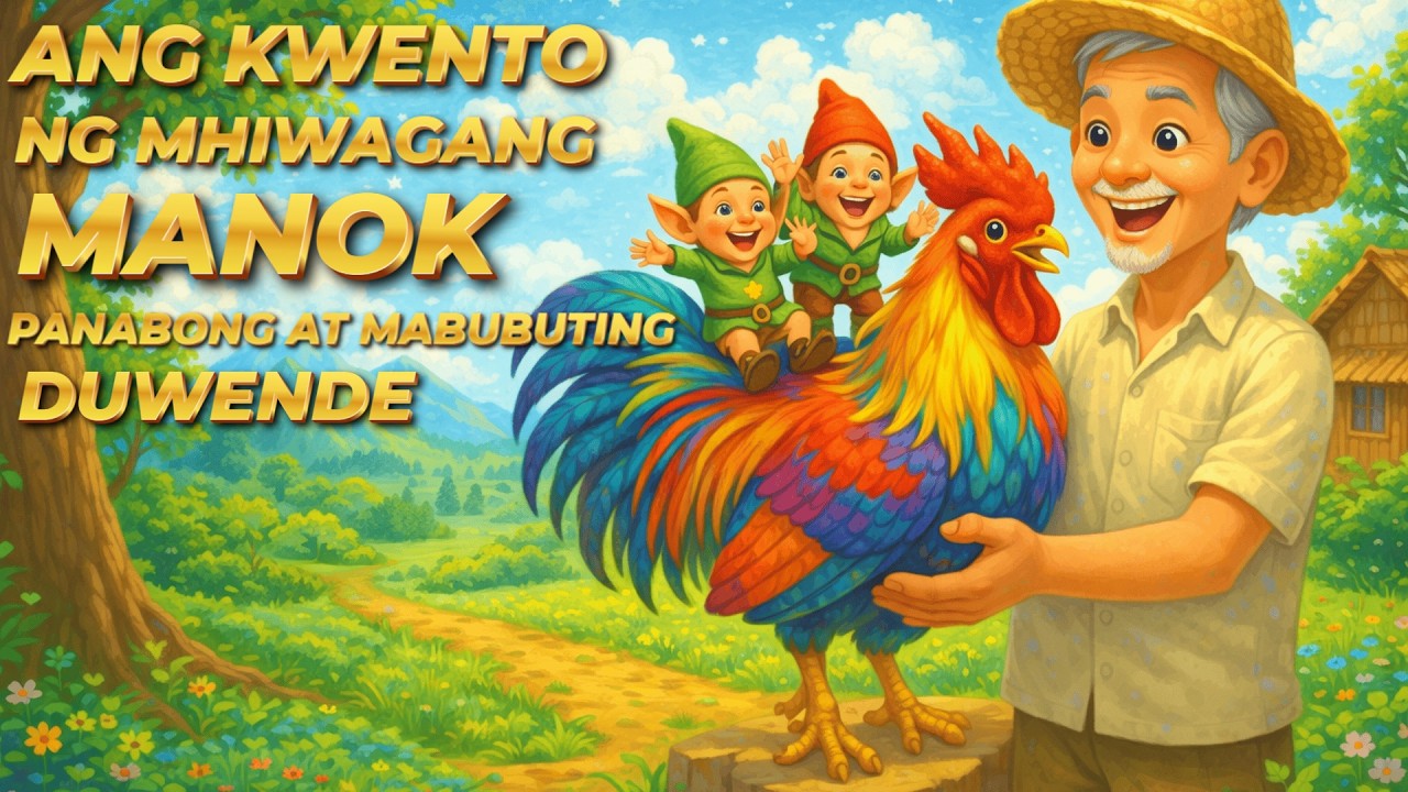 Ang Kwento ng Mahiwagang Manok Panabong at Mabubuting Duwende