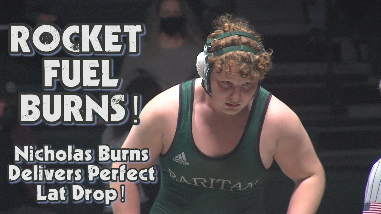 Raritan 45 Red Bank Catholic 27 | HS Wrestling | Nicholas Burns Lateral Drop Pin!