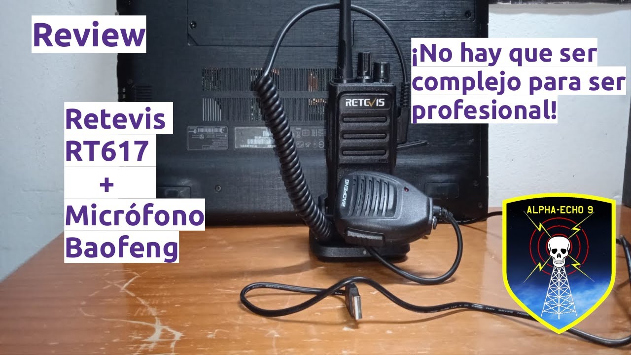 Review del Retevis RT617 + Micrófono Baofeng