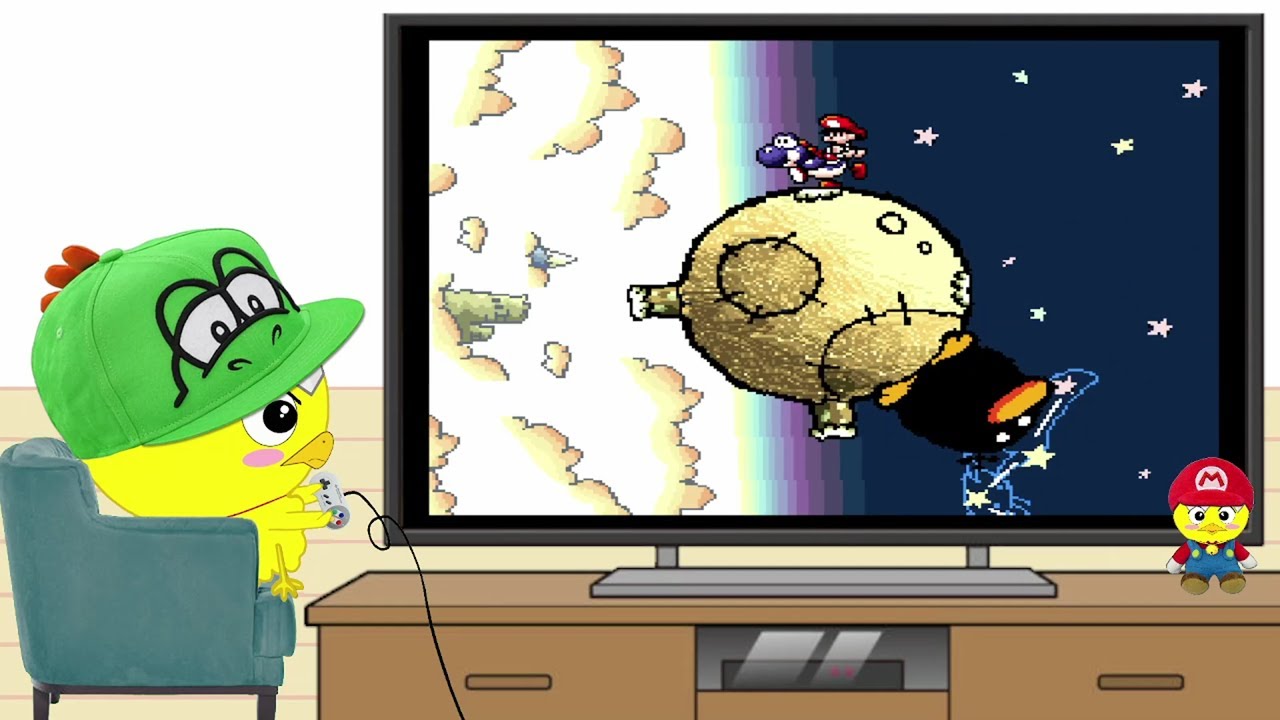 スーパーマリオ ヨッシーアイランド やってみるよ😃👆🐥✨⑤