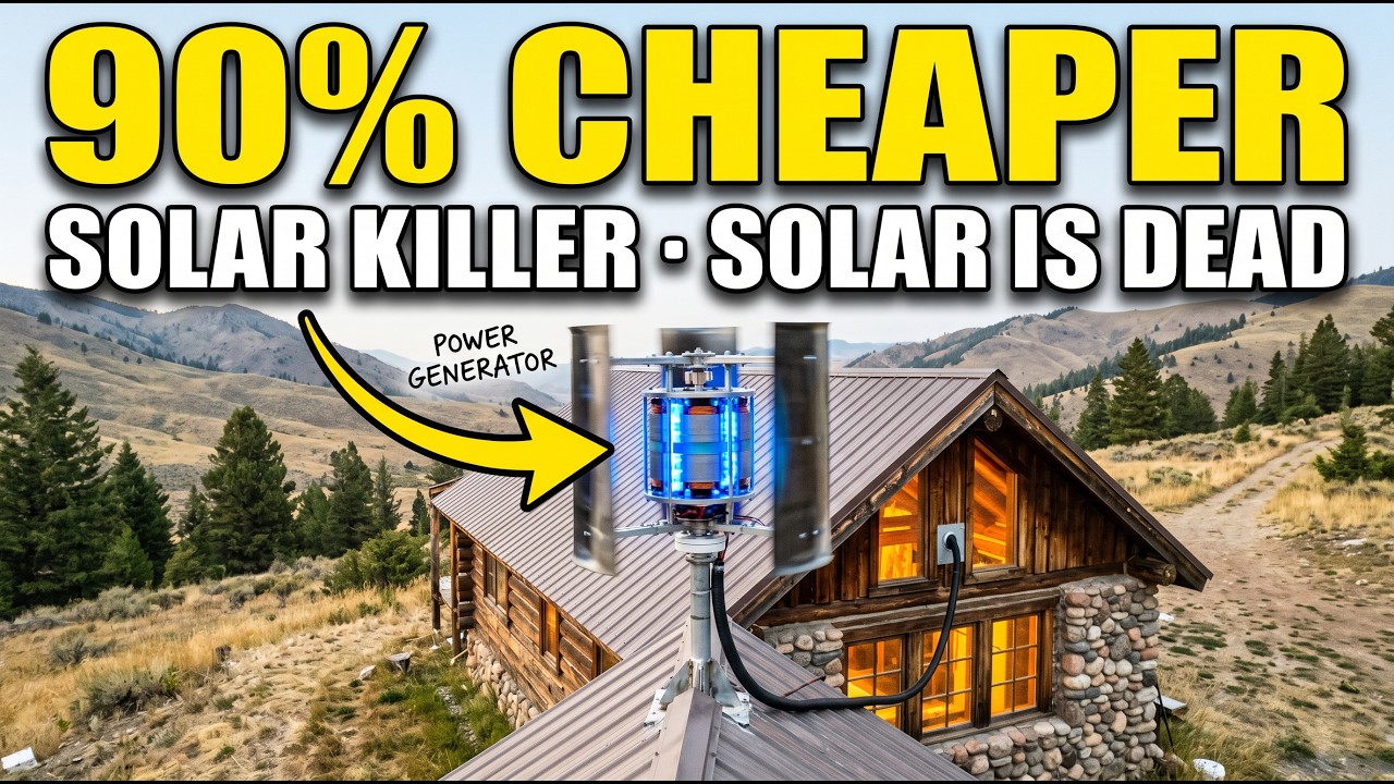 The $200 DIY Wind Turbine That Powers Any Home for 90% Less &mdash; And Kills Every Solar Panel