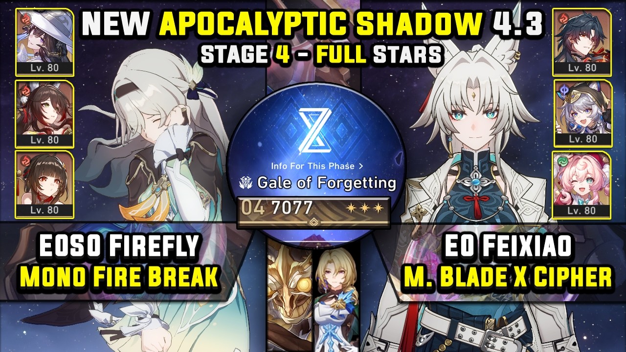 AS 4 | E0 Firefly Carry & E0 Feixiao with Mortenax Blade (3 Stars) Apocalyptic Shadow 4 - 4.3
