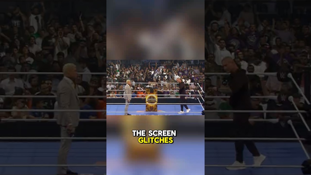 WWE GLITCHES OUT?! 