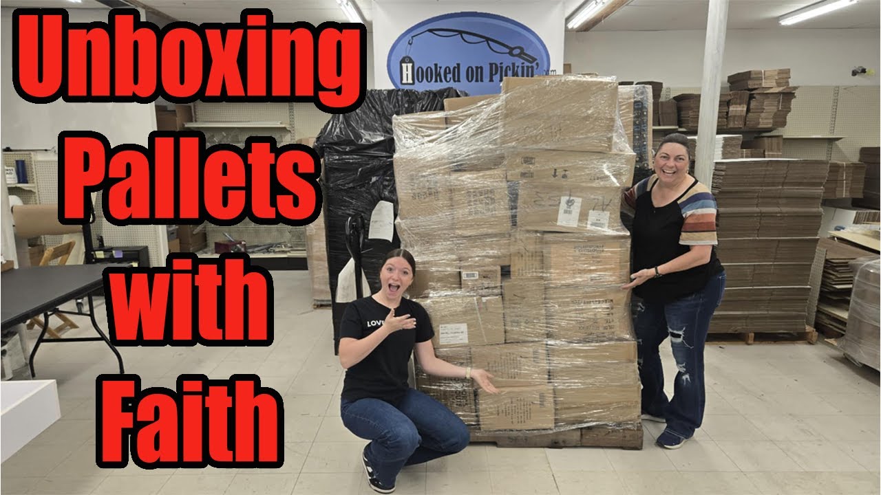 Unboxing pallets of Really cool Products With Faith! Outdoor, home decor, kitchen and much more!