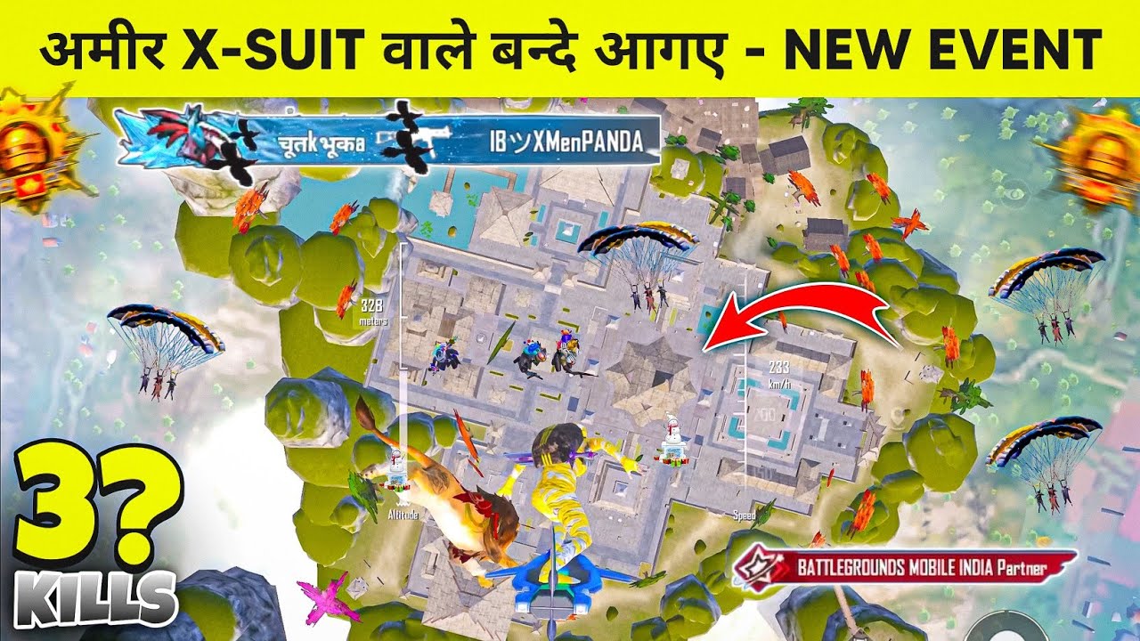RICH X-SUIT PRO vs ME SOLO 🔥 FIRST GAMEPLAY OF NEW EVENT 😍 BGMI RUSH GAMEPLAY - DT GAMING