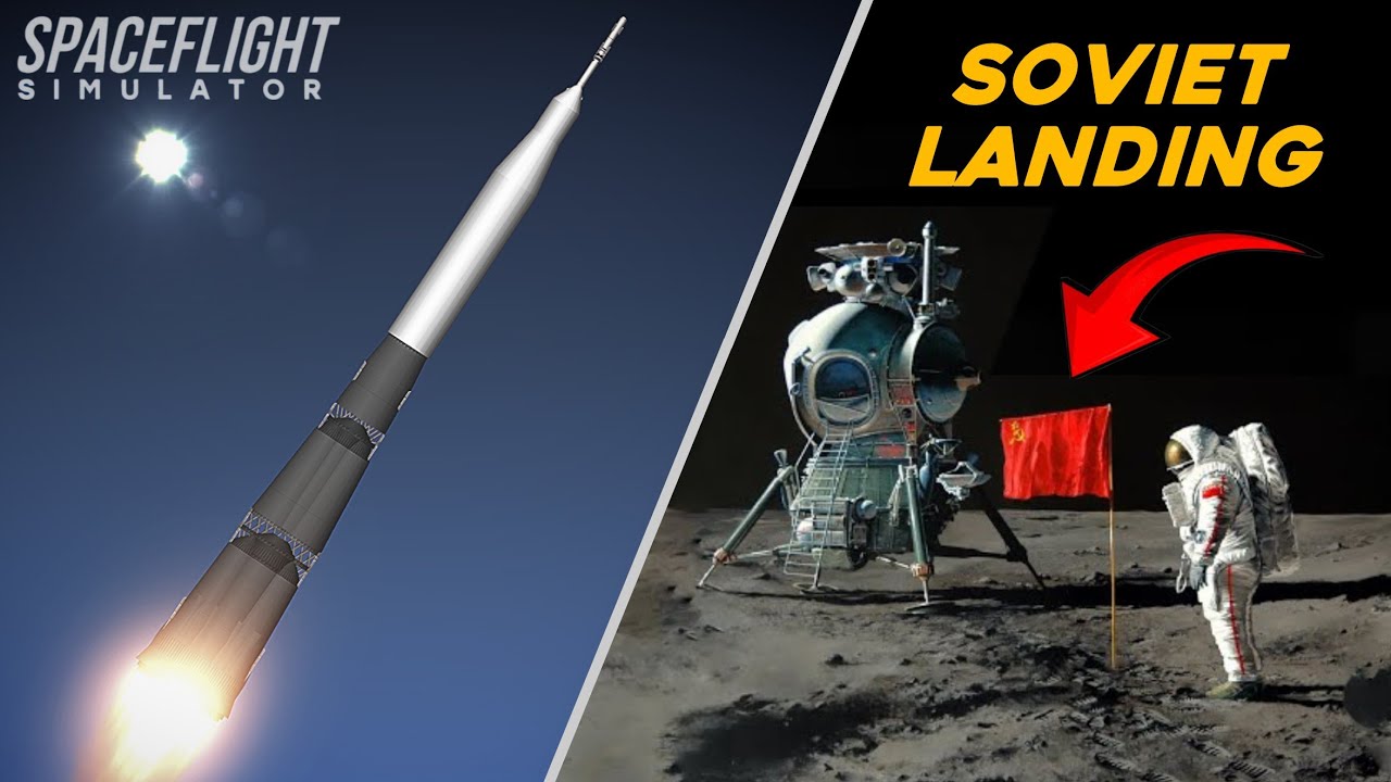 N1-L3 Rocket Moon Landing - Spaceflight simulator 