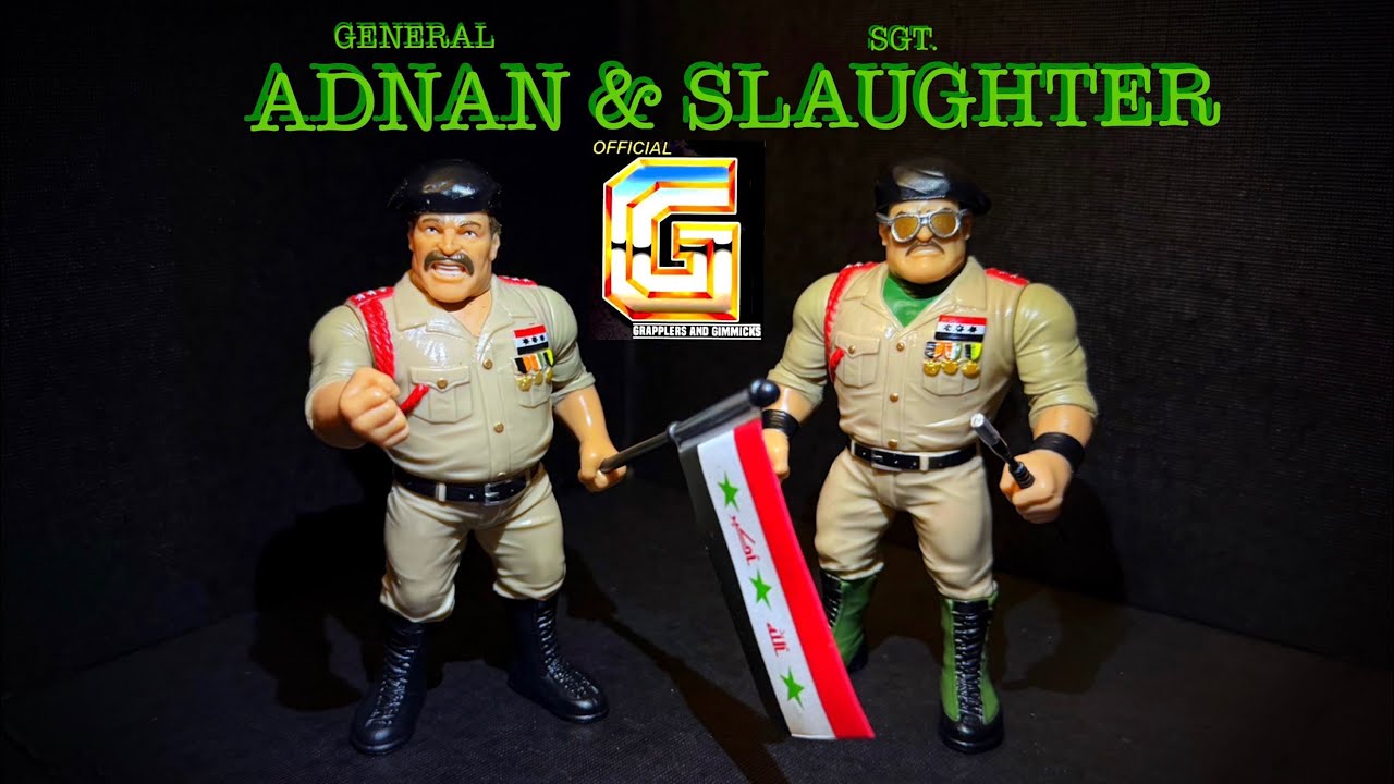 Sgt. Slaughter & General Adnan Join The Retro Wrestling Figure Ranks!