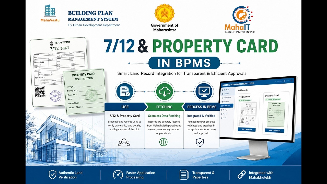 7/12 & Property Card in BPMS | Use, Fetching & Process | Mahavastu