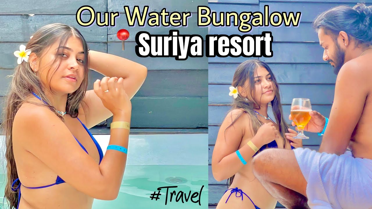 අපි ගත්ත Water Bungalow එක❤️/ Suriya Resort Negombo🏝️/ Luxury Beachfront stay in Sri Lanka/ Waikkal