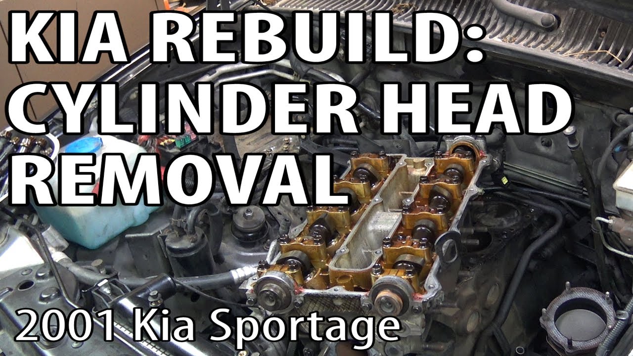 Kia Sportage Rebuild: Cylinder Head Removal DIY