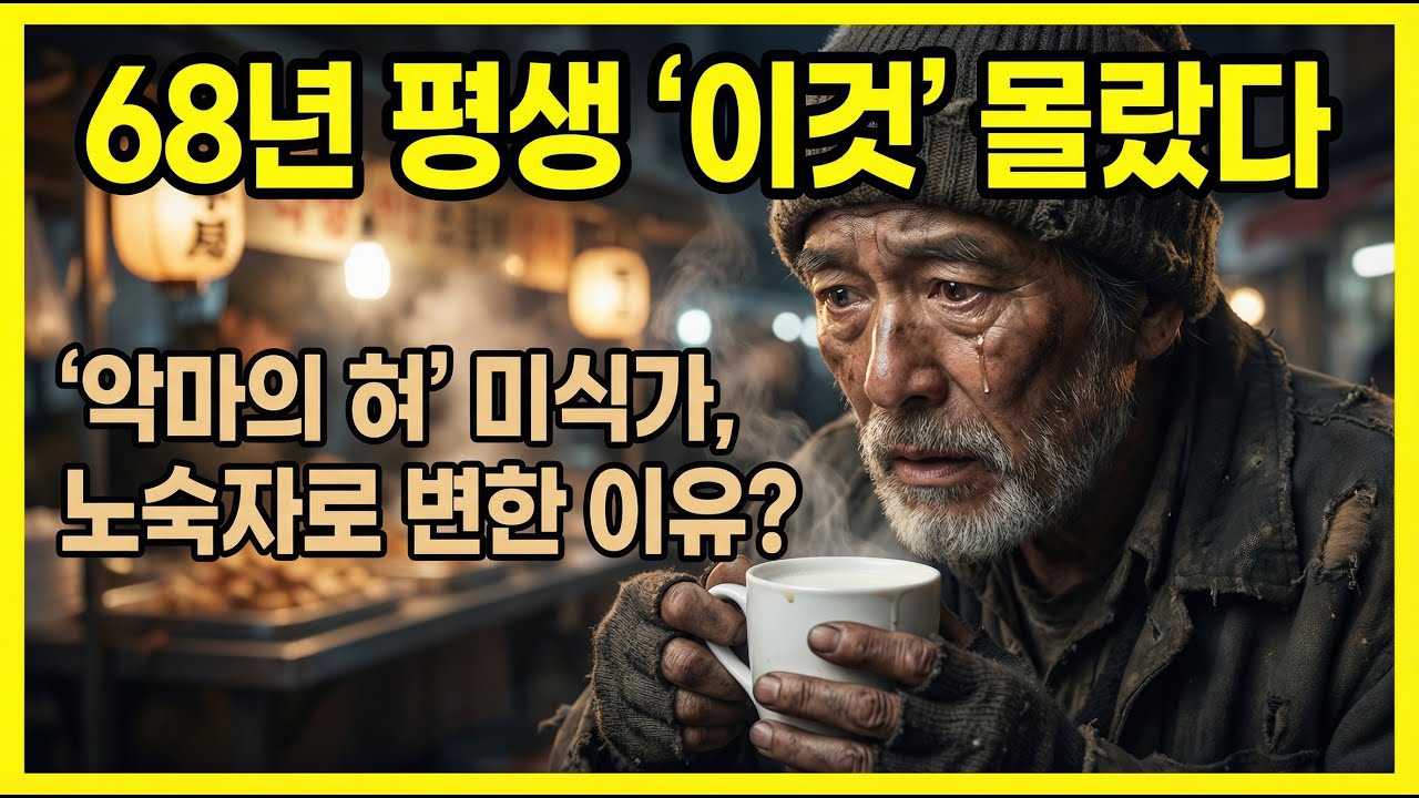 68년 오만했던 인생이 고작 우유 한 잔에