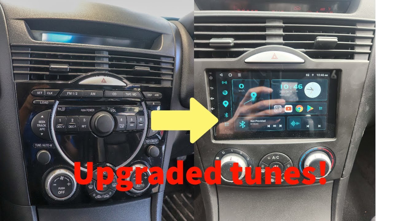 Installing a new Head Unit into the RX-8