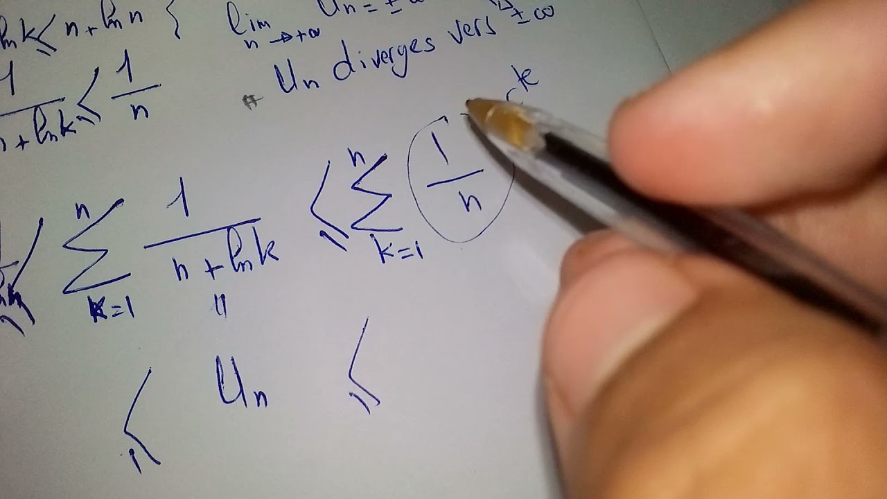 Analyse s1 : Suite Numeriques Etudier la convergence