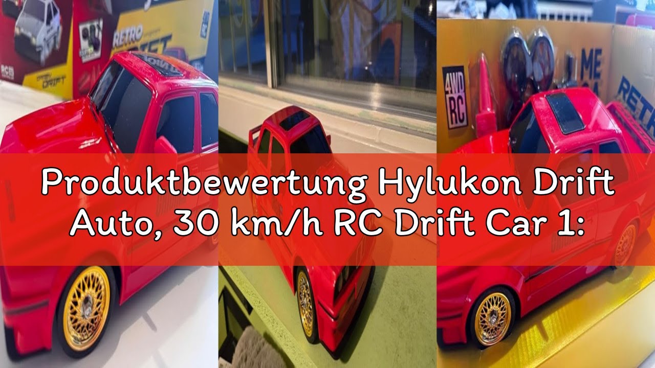 Produktbewertung Hylukon Drift Auto, 30 km/h RC Drift Car 1:16 2,4 GHz Ferngesteuertes Auto 4WD RC A